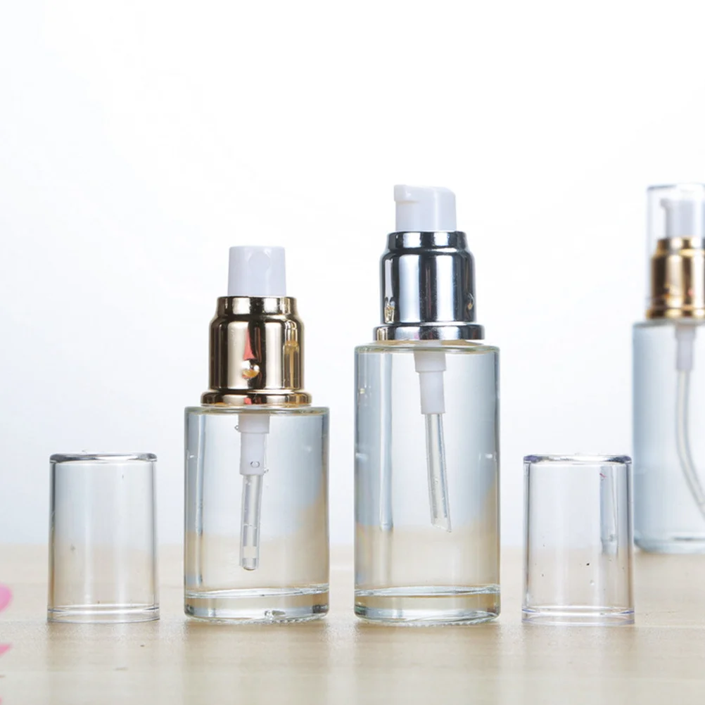 3 قطعة زجاجات مضخة فارغة 30 مللي المحمولة صديقة للبيئة أنيق مقاومة للضغط السفر زيت طبيعي زيت الأظافر العطور