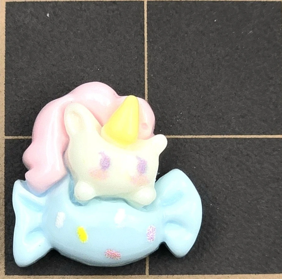 Miniso Mini Pony Mobile Case Cream Glue Cartoon Resin Patch Accessories Diy Jewelry Material Haircard Hair clip