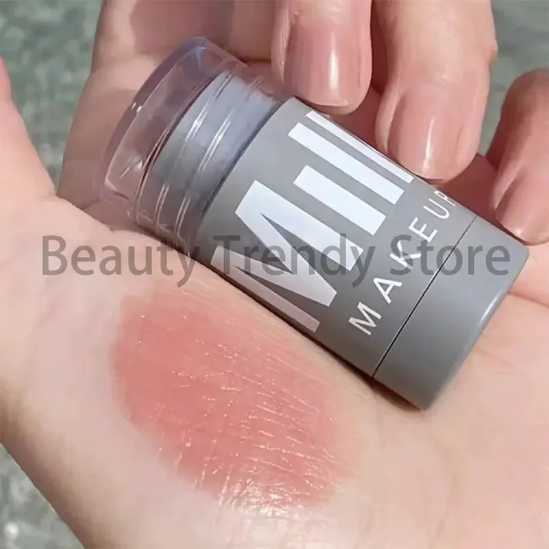 Milk Make Up New Jelly Tint Blush Stick Lip Cheek Eye Lip Tint 3 in 1 Transparent Lip Gloss Cream Blush Multi-usage Moisturizer