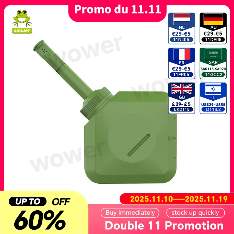 

WOWER Portable Bidet for Personal Hygiene Cleaning 240ml Shttaf 7 Holes Control Water Volume Travel Toilet Shower Sprayer