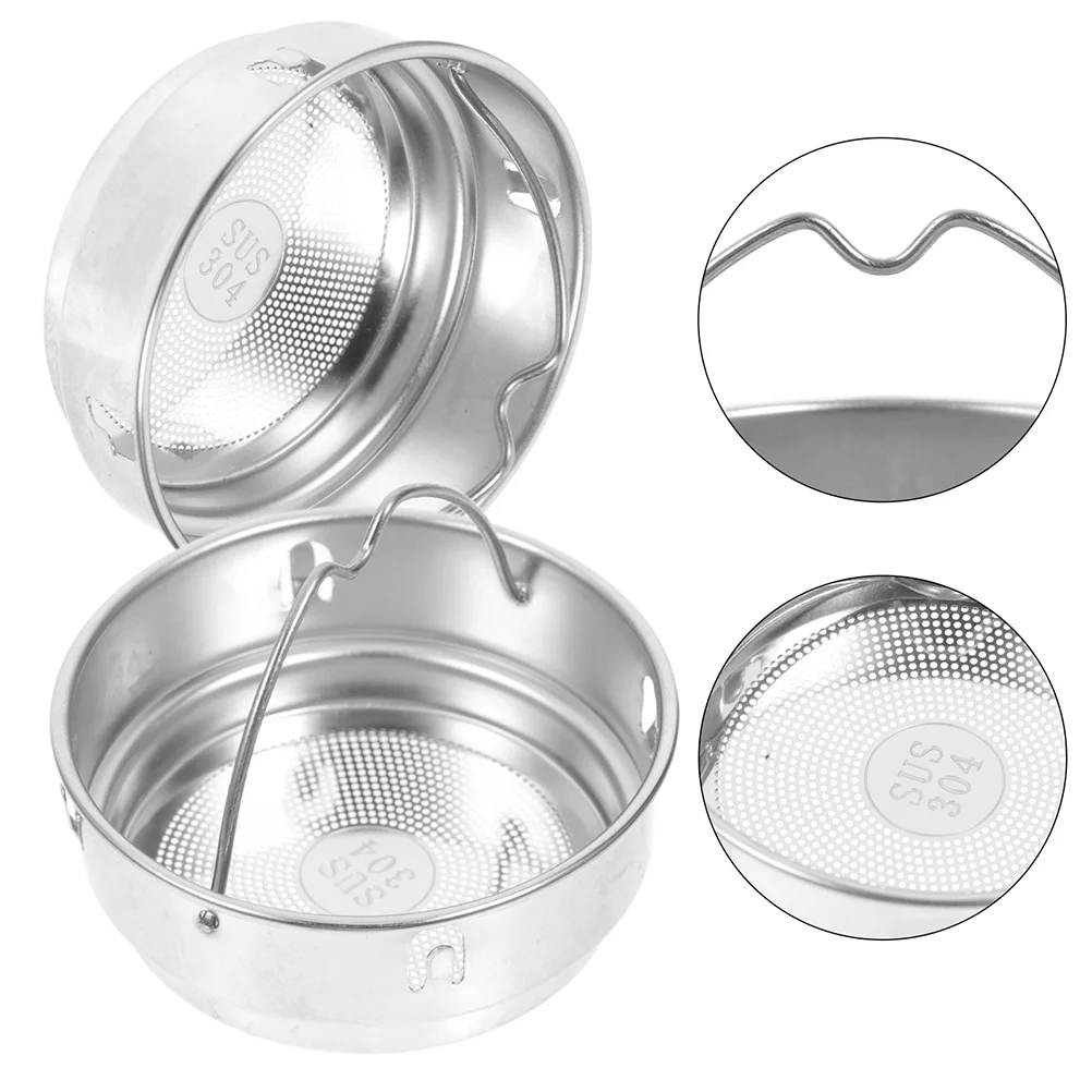 

4 Pcs Filters Strainers Stainless Steel Fine Mesh Reusable for Loose Leaf Tea Bottle Insulation Bottle Strainer Cup