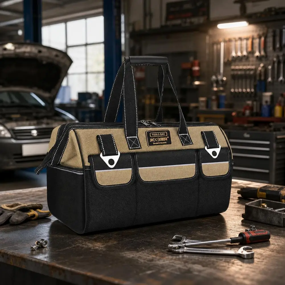 Multifunctional Tool Bags Oxford Cloth Electrician Bags Waterproof and Wear-Resistant High Capacity Storage Bags
