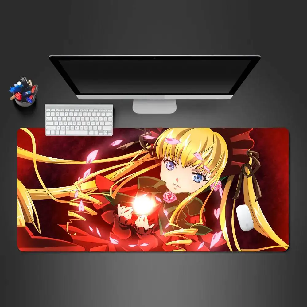 Shinku Anime R-Rozen M-Maiden Mousepad Non-slip Suitable For Office Computers Laptops E-sports Game Desk Mats XXL Keyboard