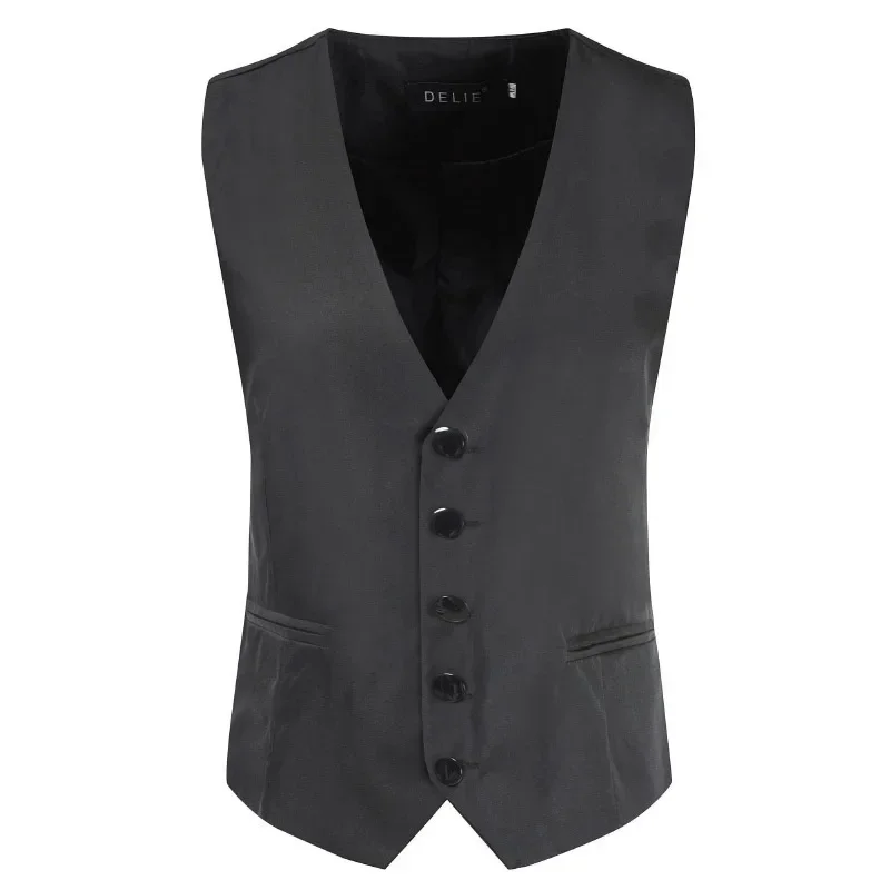 Men's Sleeveles Vest Casual Business Blazer Elegant Wedding Groomsmen Costume Male Gift Fashionable Men Suit Vest Slim Fit Vest