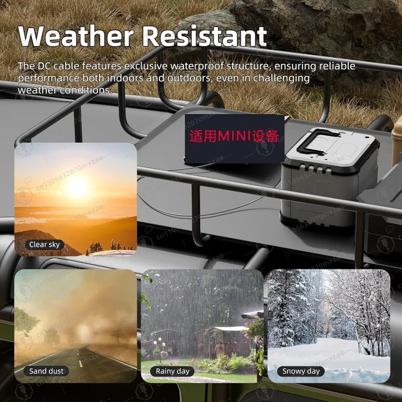 Mini power cord dcpowerable Communication equipment Outdoor waterproof charging cable Network cable view 4