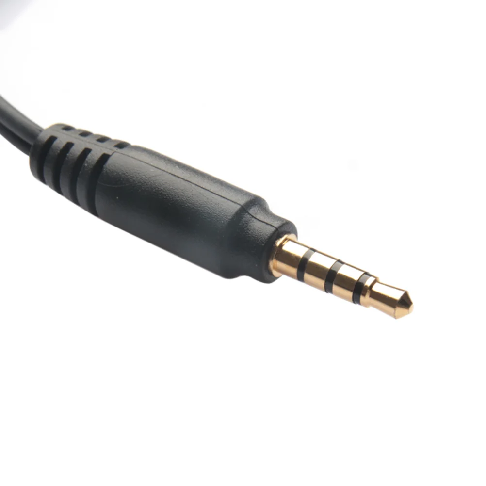 Cable de Audio multifunción para encendedor de cigarrillos, divisor de 3, 5 Y 35mm, color negro