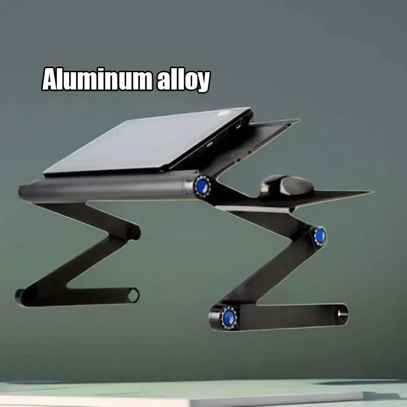 Adjustable Aluminum Alloy Folding Laptop Stand Multifunctional Notebook Computer Lapdesk For TV Bed Sofa PC Table Desk Stand