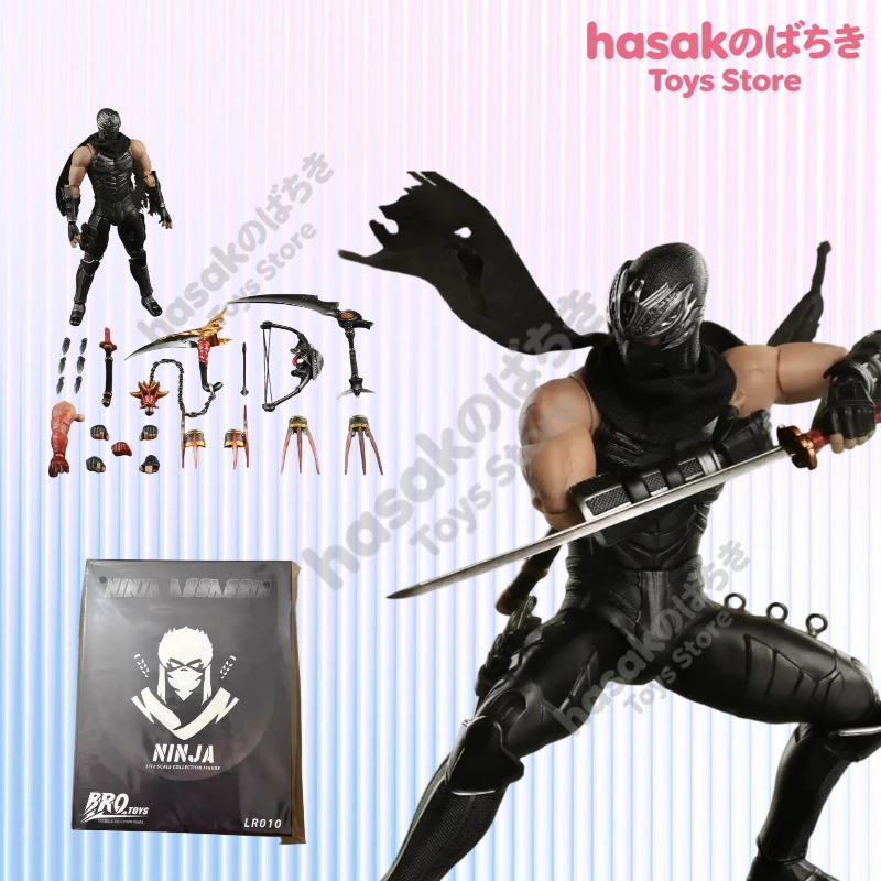 Figura de Acción Coleccionable Original Brotoys LR010 1/12 Ninja Gaiden Ryu Hayabusa Ninja Asesino Falcon Hayabusa en Stock