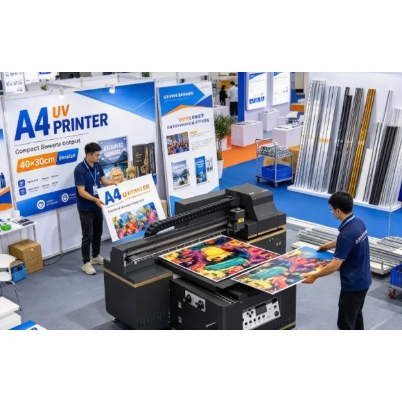OEM Affordable A2 UV Printer 4060 UV Flatbed Printing Machine For Startup Business Custom Gift Acrylic Printing Solution