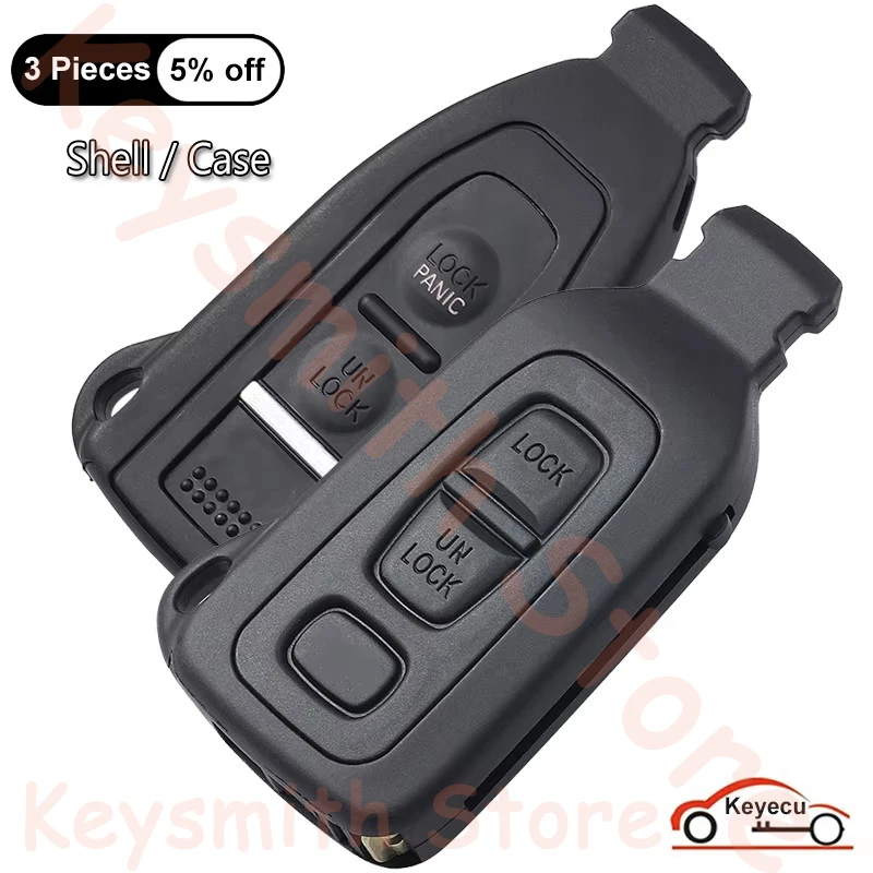 

Чехол KEYECU с 2 кнопками для Lexus LS430 2002 2003 2004 2005 2006, чехол с автоматическим умным пультом дистанционного управления, брелок FCC ID: HYQ12BZE