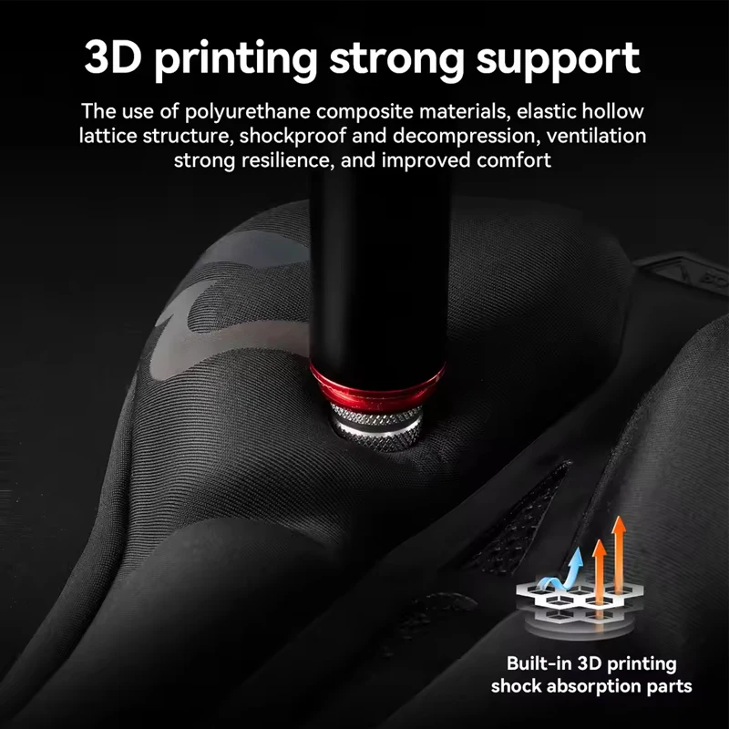 لغطاء سرج الدراجة الجبلية MTB، وسادة مقعد قابلة للتنفس، ملحقات وسادة سميكة مريحة وناعمة ممتصة للصدمات