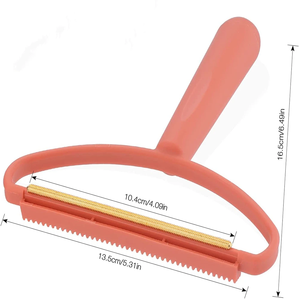 Cepillo removedor de pelo de mascotas portátil de silicona de doble cara, limpiador de suéter, abrigo de lana, herramienta de aseo, productos para