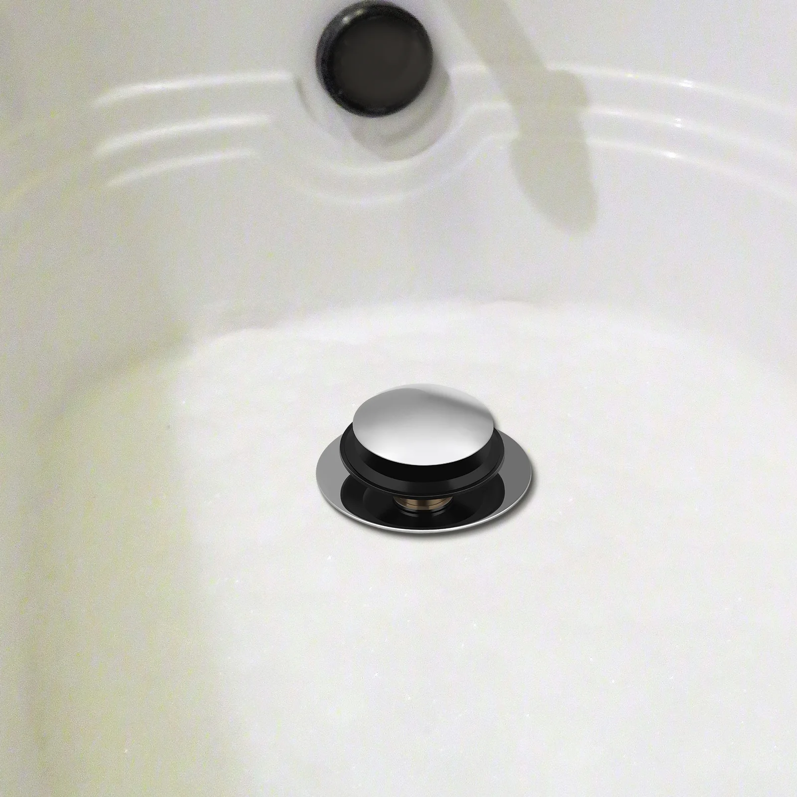 

Bathtub Drain Stopper Strainer Hair Catcher Bathroom Sink Filter Plug Dual Function Clog Prevention Easy Clean Low Maintenance