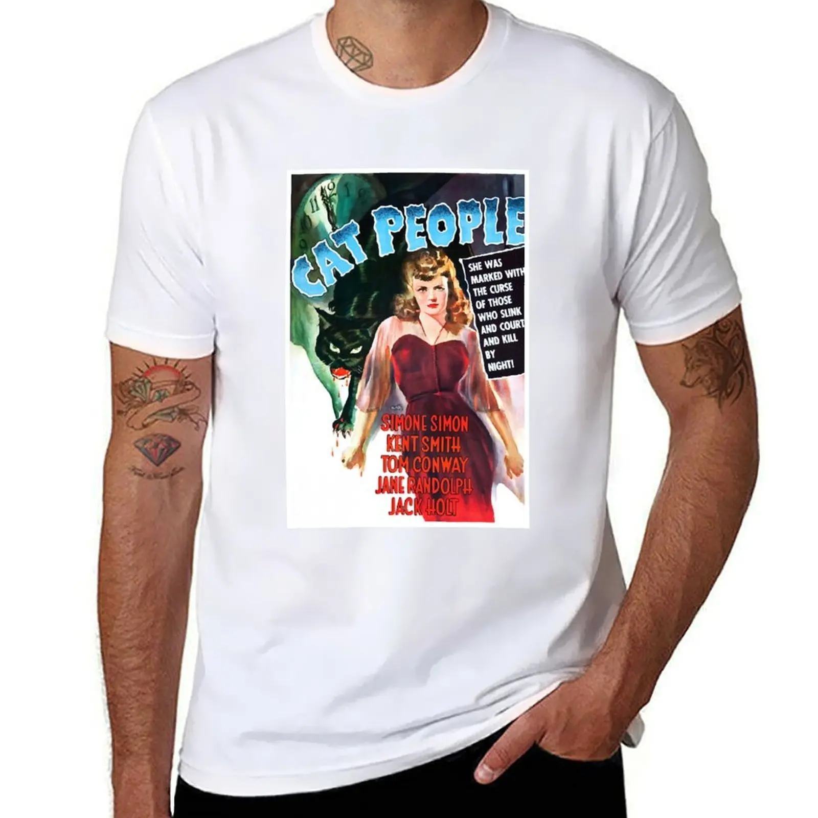 Cat People T-Shirt g man t shirts for men man t shirt cotton high quality man t shirt luxury T-shirt