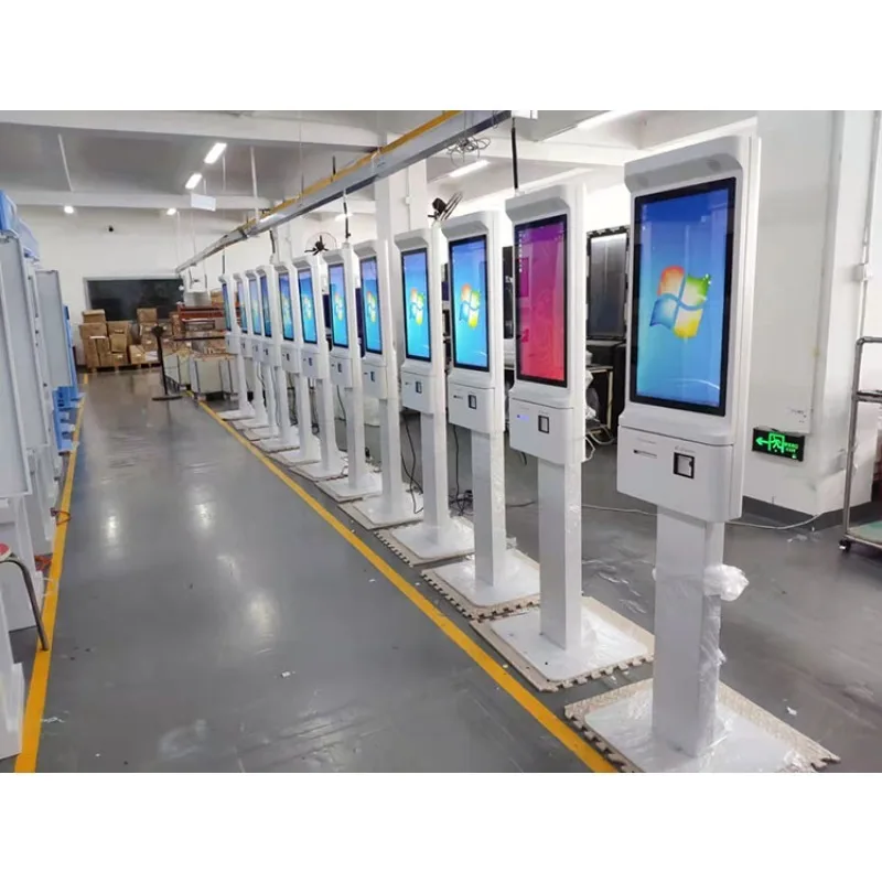 21 24 27 32inch Touch Screen Pos Service Self Ordering Payment Terminal Kiosk for Restaurant