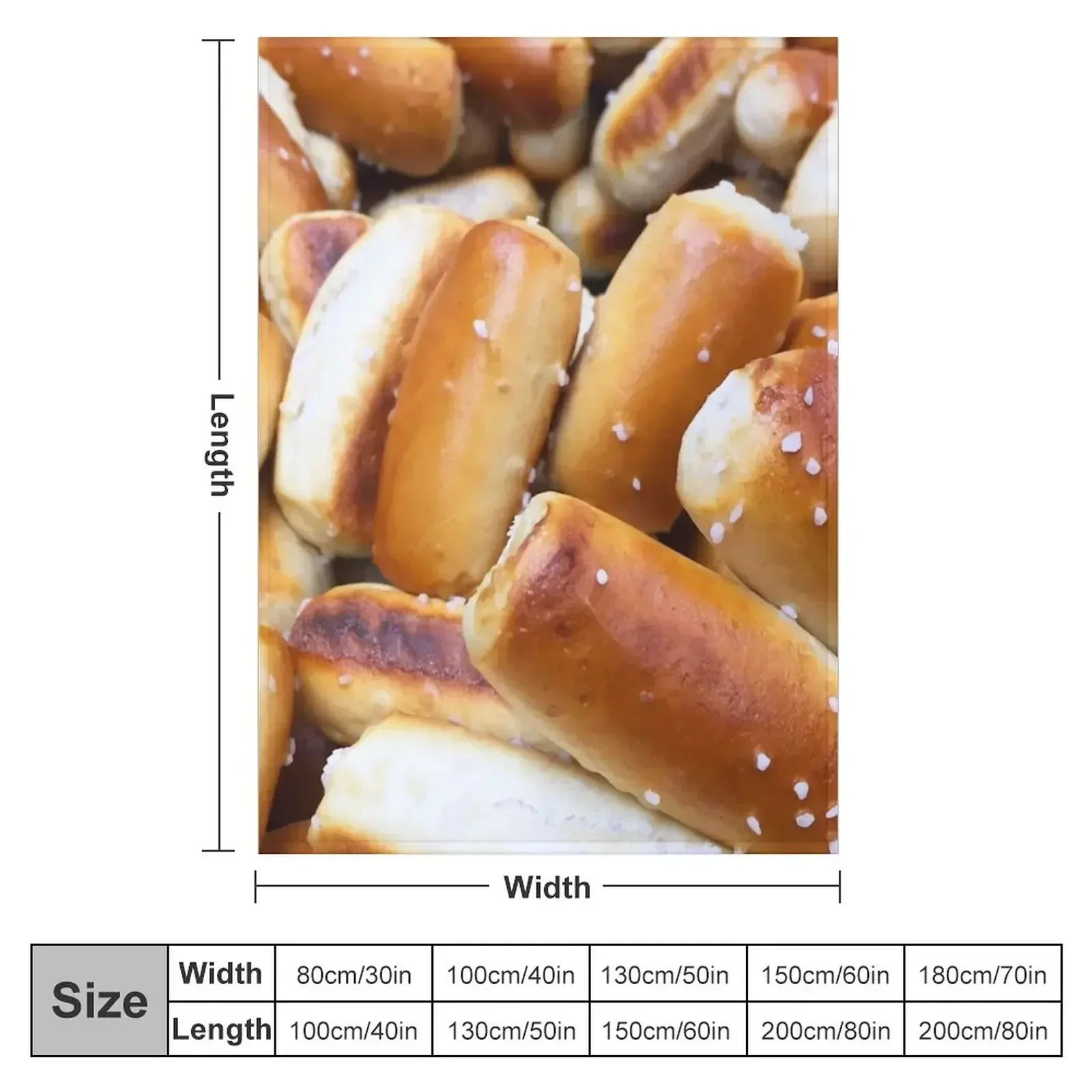 Pretzel Throw Blanket Multi-Purpose Thermals For Travel christmas gifts Soft Plush Plaid Blankets