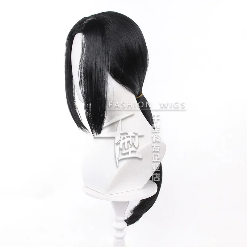 

qwerrtyuio. 123456 Аниме Косплей Парик Итачи Учиха Длинные Прямые Черные Термостойкие Синтетические Волосы Casdffghjk 987764