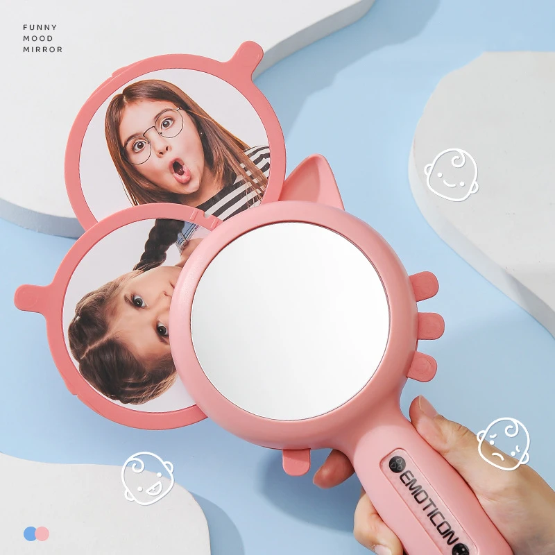 Children's Puzzle Enlightenment Early Learning Mirror Funny Emotional Imitation Expression Ability Cognitive Card Mirror Toys