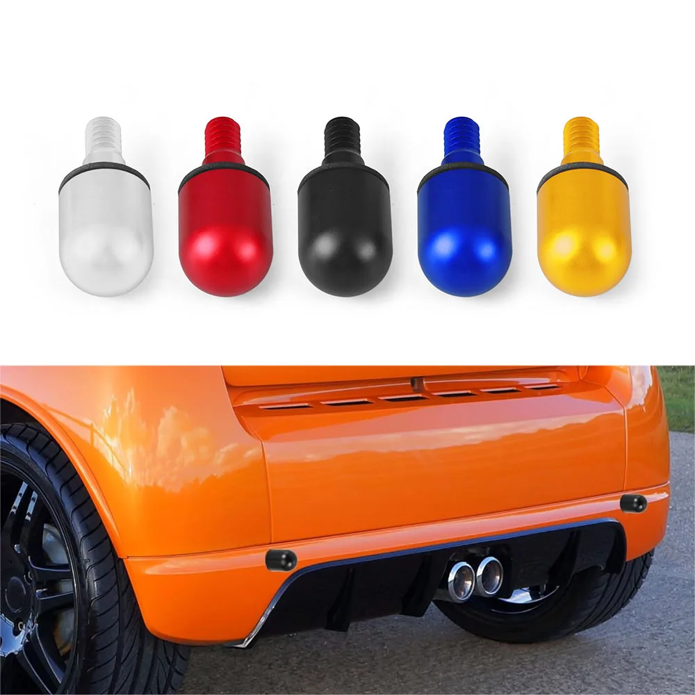 1PCS Round Head Car Bumper Spike Guard Protector for Benz SMART Fortwo ED 451 W451 2008-2014 Anti Collision 2009 2010-2013