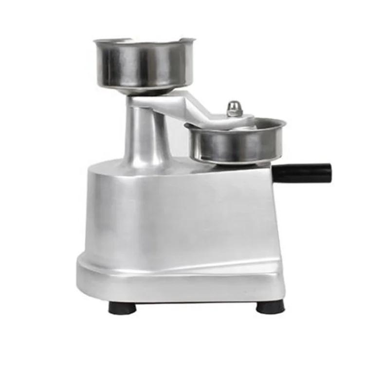 تصميم جديد همبرغر برغر رغيف اللحم صانع باتي تشكيل آلة الأسماك الدجاج اللحوم فطيرة السابقة دليل برغر آلة صنع باتي #4