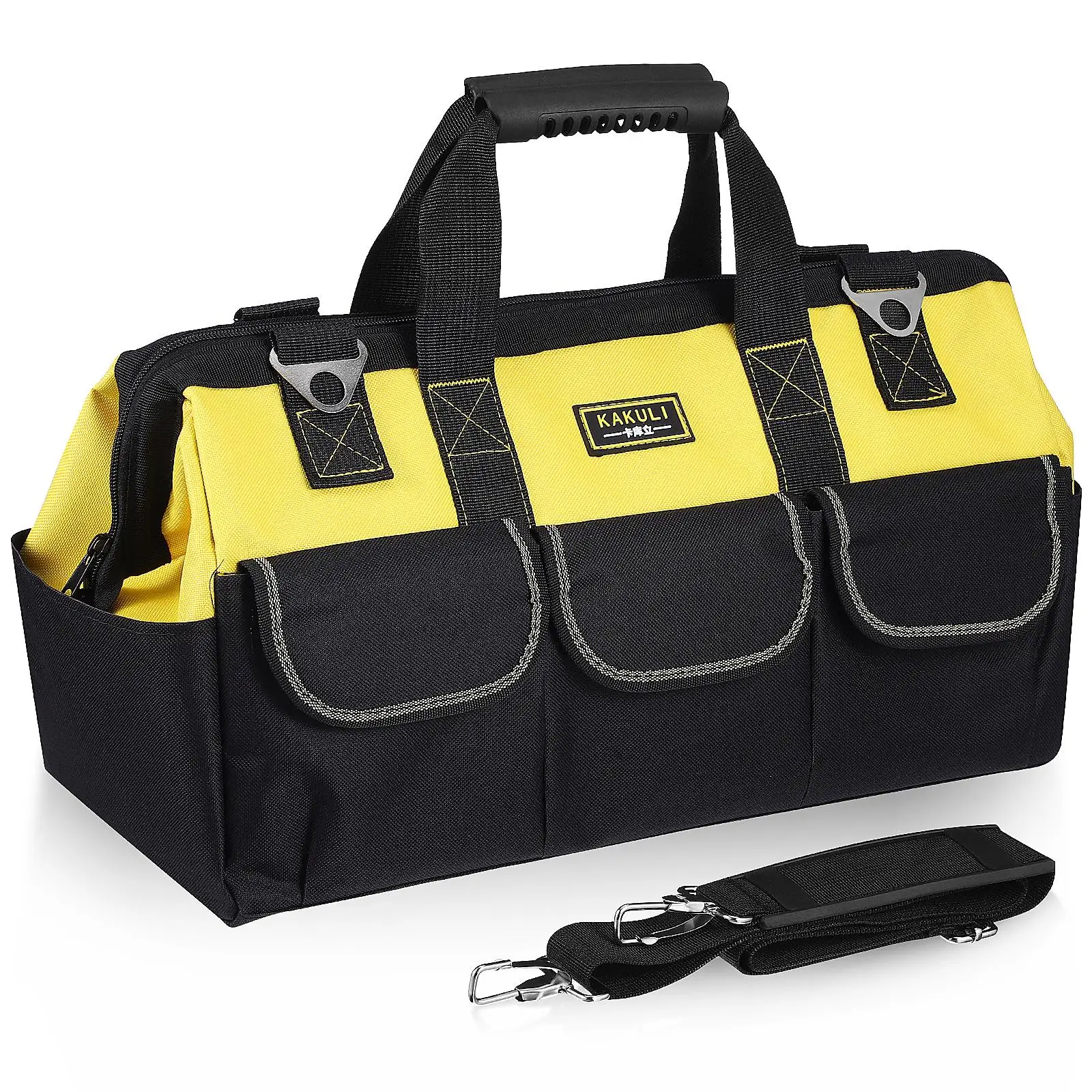 

Oxford Cloth Tool 20 Inch Double Layer Bottom Pad Large Capacity Storage Bag for Electricians Craftsmen Tools Pouch Handbag