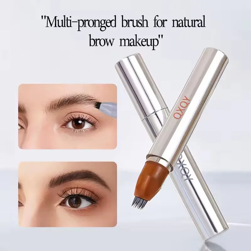 QXQY Smooth Liquid Eyebrow Pencil Waterproof And Easy to Color Create Natural Three-Dimensional Eyebrows Perfect For Beginners