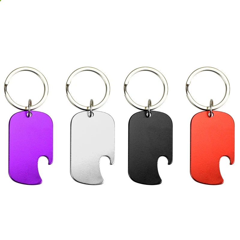 

100pcs Beer Bottle Opener Keychain Drink Opener Key Ring Wedding Party Favor Gift Keychain Bar Tool