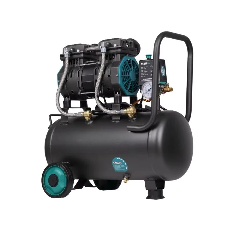

Stock Oil Free air Compressor 30 Liter Black 220v Compressor air Portable for Spray Gun