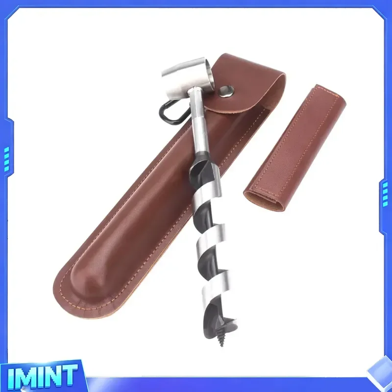 Hand Auger Wrench Outdoor Survival Settlers Punch Tool Wood Drill Peg and Manual Hole Maker Multitool Outdoor Wood Punch