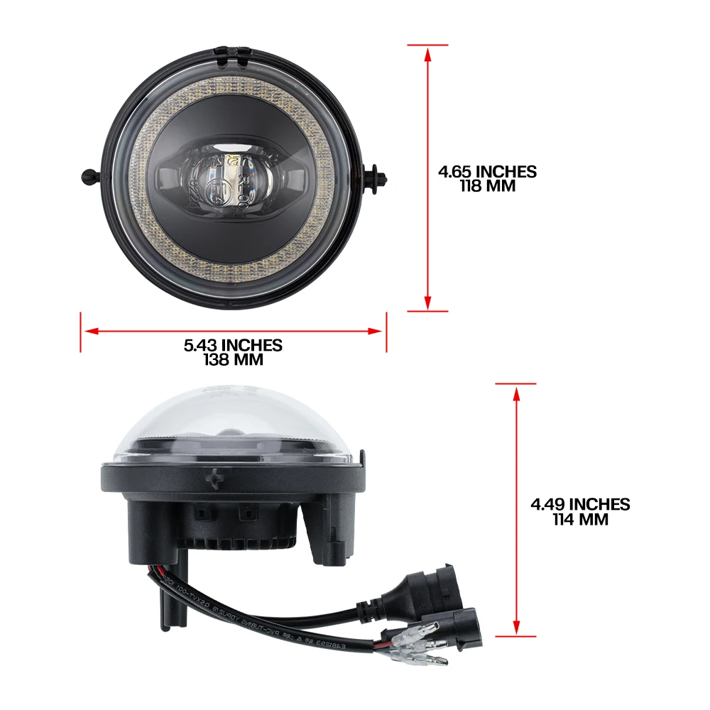 Replace OEM# 63172751295 63122338554 For Mini Cooper R55 R56 R57 R58 R59 R60 Led Car Front DRL Halo Ring Daytime Running Lights