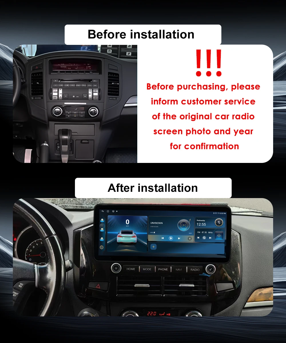 360 Camera For Mitsubishi Pajero V97 2009-2019 QLED 2400*900P Car Radio Multimedia Video Player Navigation GPS Android14 4G WIFI