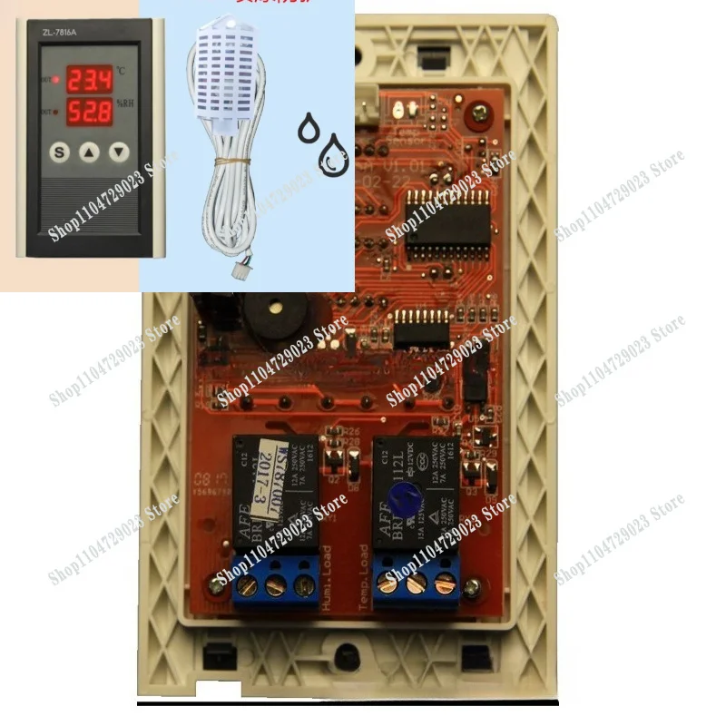 

ZL-7816A temperature and humidity controller, intelligent digital display, temperature and humidity controller