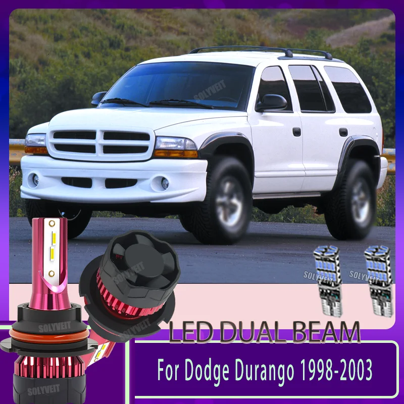 

Enjoy Premium Lighting LED 9007/HB5 Dual High Low Beam 6000k High Brightness For Dodge Durango 1998 1999 2000 2001 2002 2003