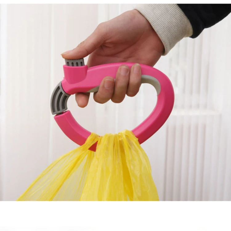 D-type Vegetable Extractor Bag Extractor Shopping Bag Plastic Bag Vegetable Shopping Ring Anti Strangulation Handle