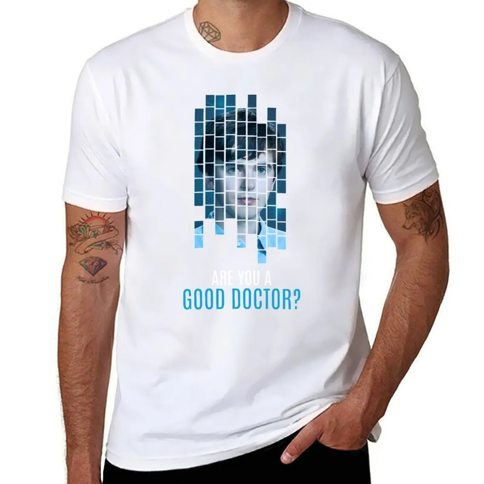 

Футболка Good Doctor Essential с рисунком, мужские футболки, мужская повседневная футболка