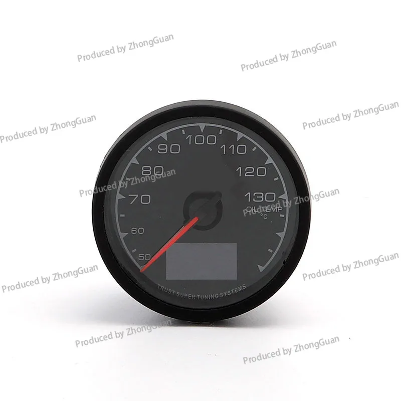 

Pointer with LCD Meter Water Temperature Oil Pressure Oil Temperature Meter Voltage Tachometer Car Modification Instrument Panel