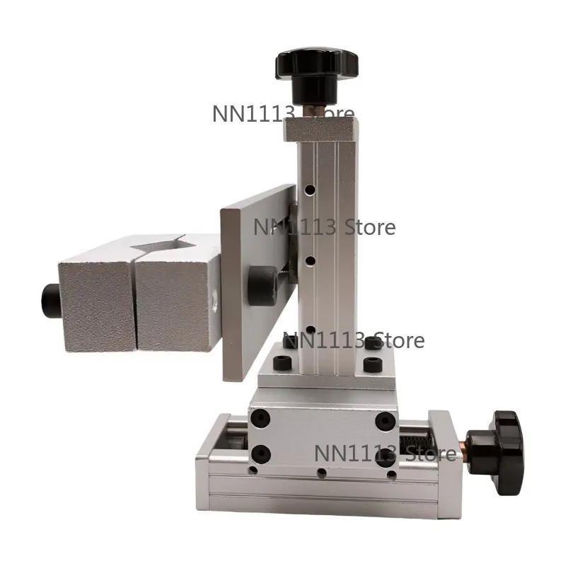 Three Dimensional Cross-Shape Welding Torch Holder XYZ Axis Adjusting Frame Aluminum Alloy High Precision Welding Sliding Table