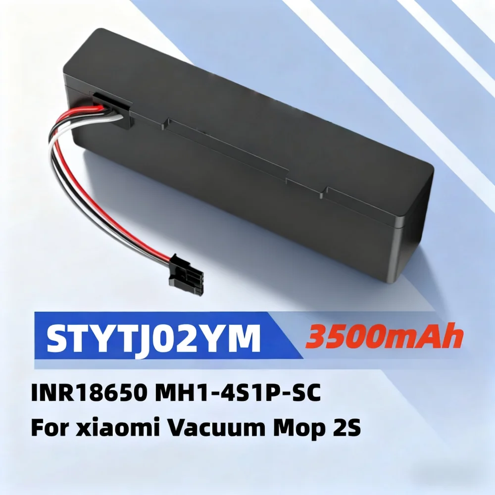 

Replacement Battery for Mijia Mop Pro Robot Vacuum Cleaner STYTJ02YM Accessory Vacuum Cleaner 14.4V 3500mAh Li-ion Battery
