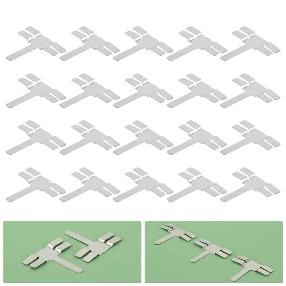 Battery Packs Power Tools Nickel Sheet Sheet T Shaped 20Pcs Lithium Batteries Nickel Plated Steel Sheet T Shaped