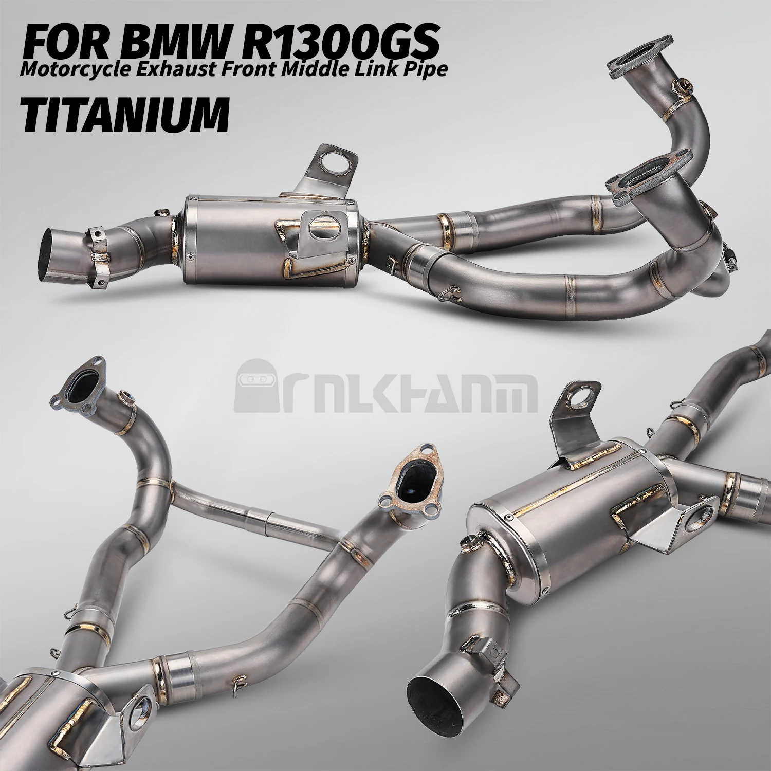 

For BMW R1300GS ADV R1300R R1300RS 2024-2025 Motorcycle Exhaust front Manifold Ti alloy 60mm Pipe with with catalyst