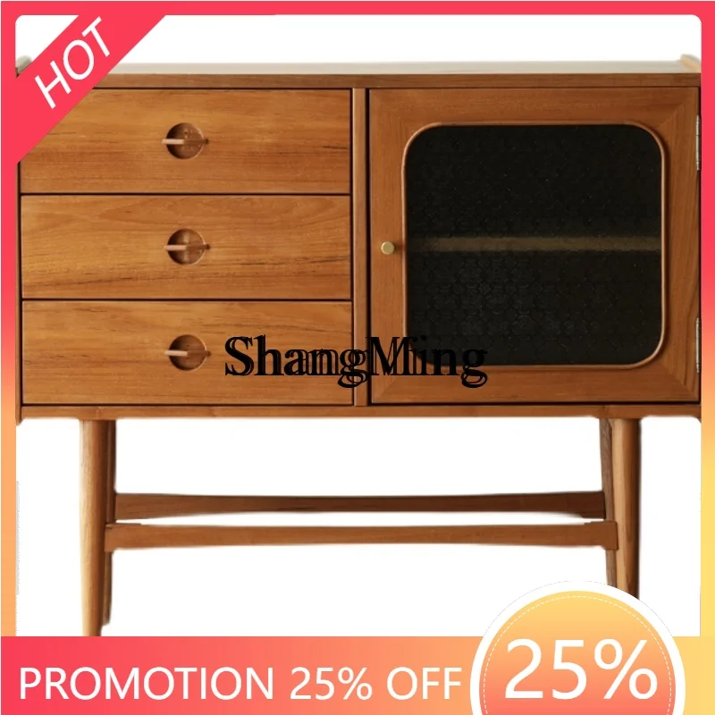 

Буфет в стиле CL для столовой, прихожей, гостиной, с отделениями для хранения и витриной.