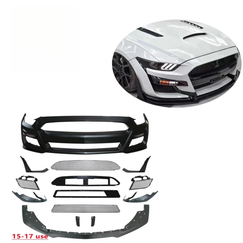 

Upgr to GT500 Front Bumper Kit Plastic Mustang S550 2015-2022