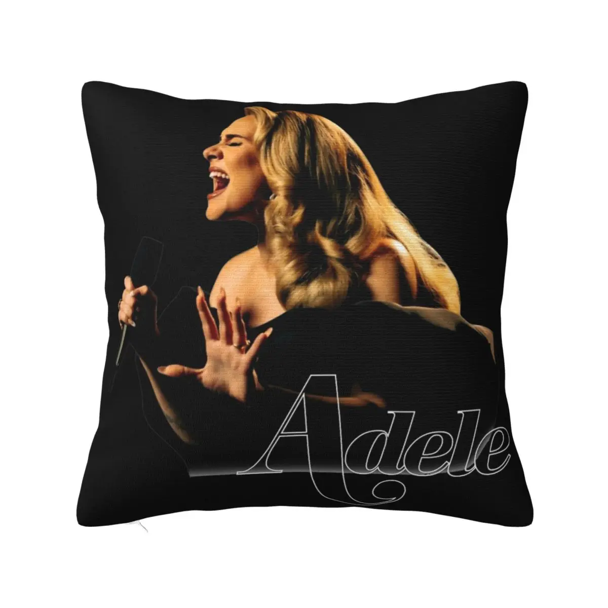 Decorative Pillow Covers Cool Singer Adele Tour 2024 Merch Seat Music Album Throw Pillow Case Cover Zipper Multiple Sizes