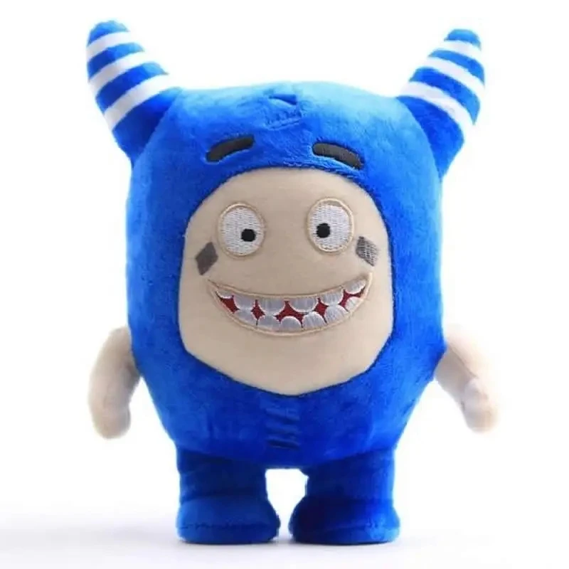 8pcs/Lot Oddbods Cartoon 18CM Fuse Jeff Newt Odd ZEE Bods Stuffed Plush Toy Doll For Gifts PP Cotton Home Decoration