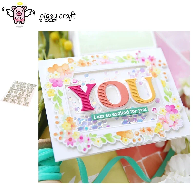 

Новые металлические вырубные формы Piggy Craft для декоративной резки, трафареты для скрапбукинга, вырубные ножи для бумаги, штампы-трафареты