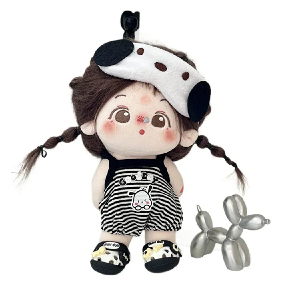 Jumpsuit set cute animal DIY toy dress For baby Three V3 for 20cm cotton plush clothing for upset duck plush doll accessories