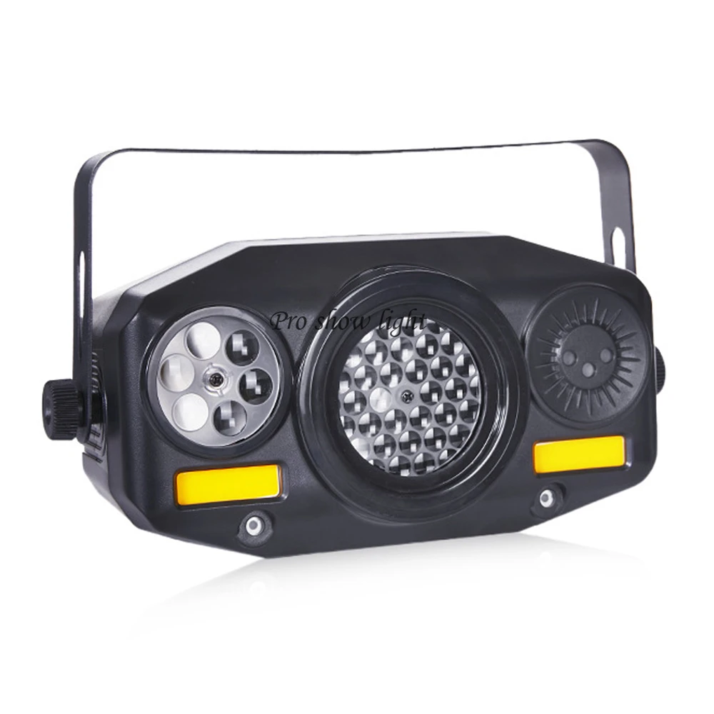 Kaleidoscope Effect LED Party Lights 8X3W Pattern LED Stage Light Sound Activated DJ Lazer Light LED Strobe Lights for Disco KTV