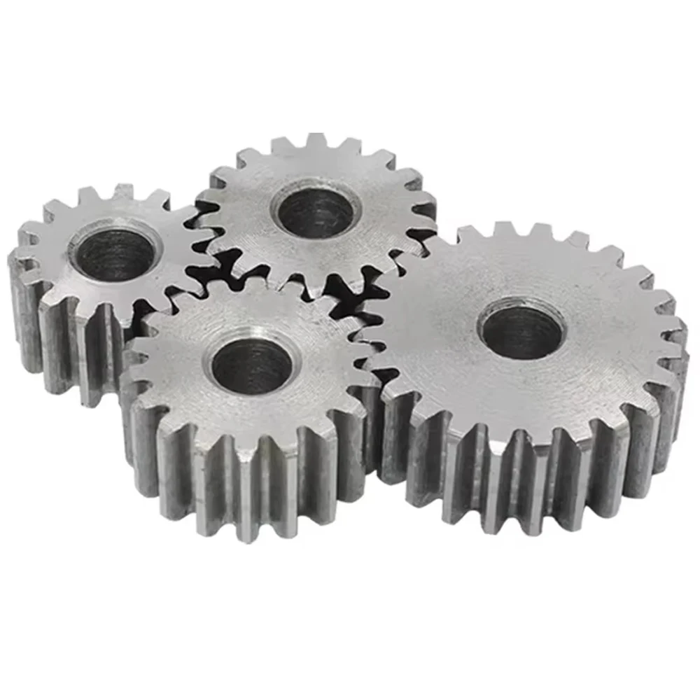 1Pcs Spur Gear 1Mod 76 77 78 79 80 81 82 83 84 85 86 87 88 89 90 95 Teeth Gear wheel 45# Steel Material Gear Total Height 10mm