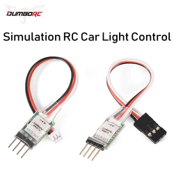 DUMBORC RC Light Controller LED Switch Panel System Turn on/Off 3CH for RC Car Vehicle RC Mini Car Fixed Wing Aircraft Parts