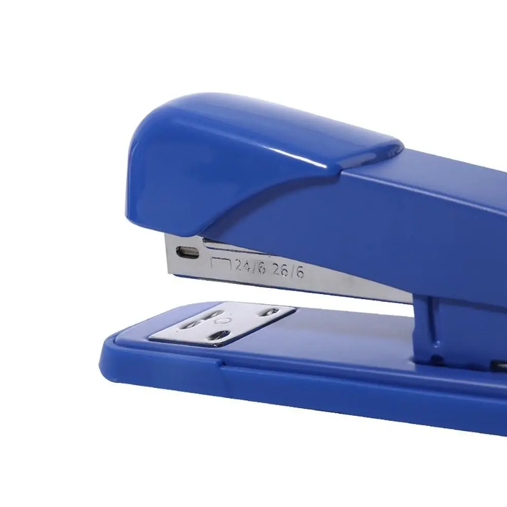 Large Size Labor-Saving Stapler Efficient Stable Paper Stapling Machine Grey/Black/Blue Simple Office Accessories